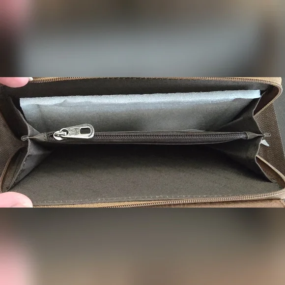 NWT Montana West Concho Collection Wallet Tribal Mandala Large Brown PU Leather - Picture 5 of 6